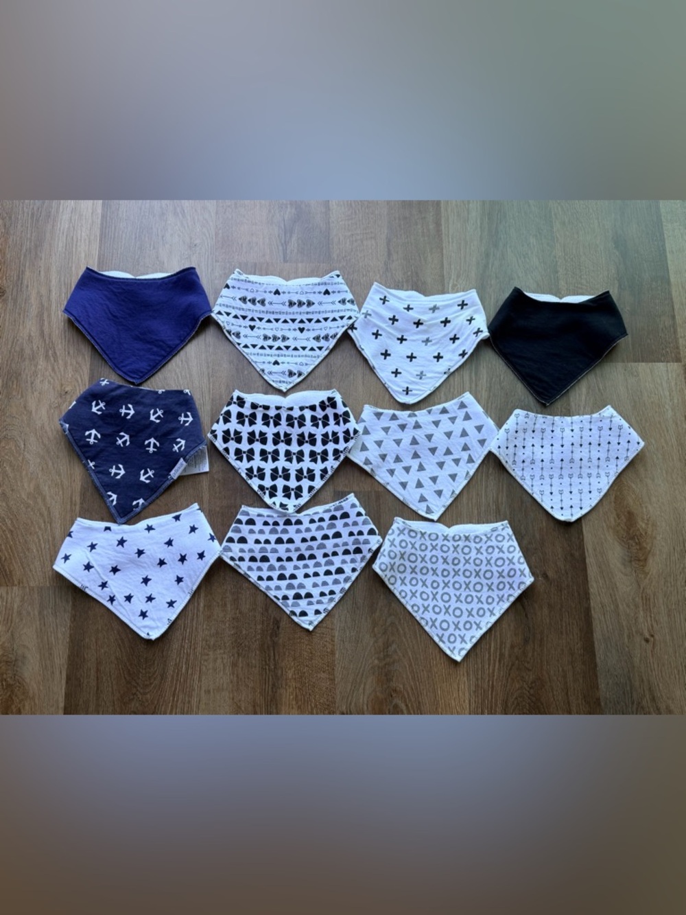 Bandana Bib Lot | Baby Bibs | 11 Piece Set | Drool Bibs | Unisex | Bundle